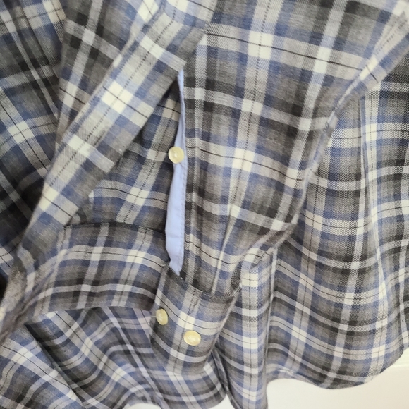 Mercer Men's Classic Long Sleeve Oxford Dress Shirt, Size: Medium Color: Brown - Picture 8 of 10